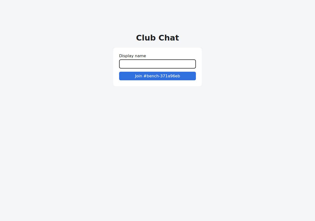 The chat UI, opened on the room the verifier's clients chatted in, Realtime chat on Vercel